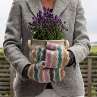 Handgjord lyx - Vanten Akvarell