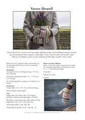 Vanten Akvarell tryckt stickmönster